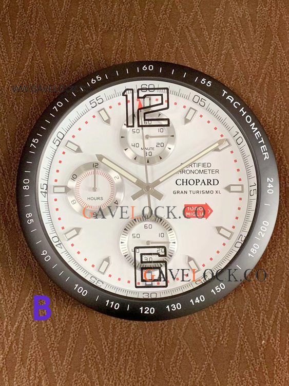 All Black Chopard Mille Miglia GT XL Wall Clock - Best Replica